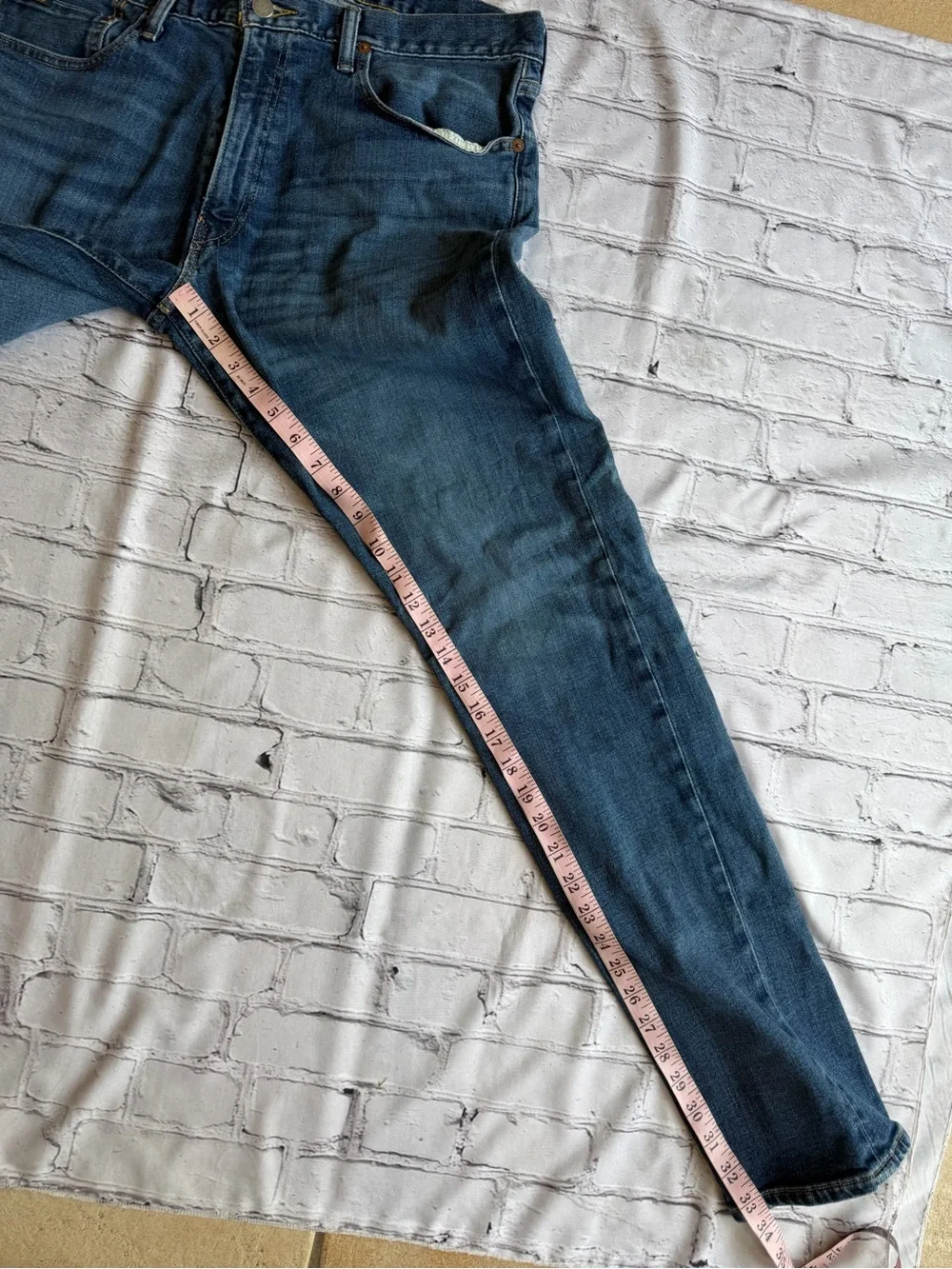 Polo RALPH LAUREN 36x34 THE VARICK SLIM STRAIGHT Mens Jeans Preppy Classic